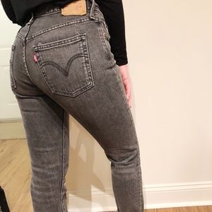 Levi Gray Denim with Buttons